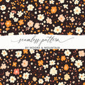 Moore & Mountain Seamless Floral Pattern Design