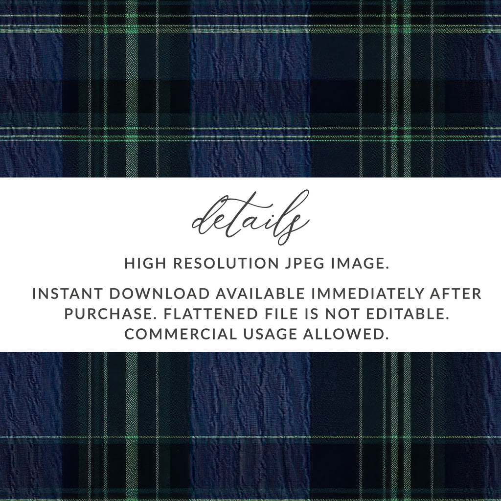 Dark Tartan Pattern Digital - Moore and Mountain