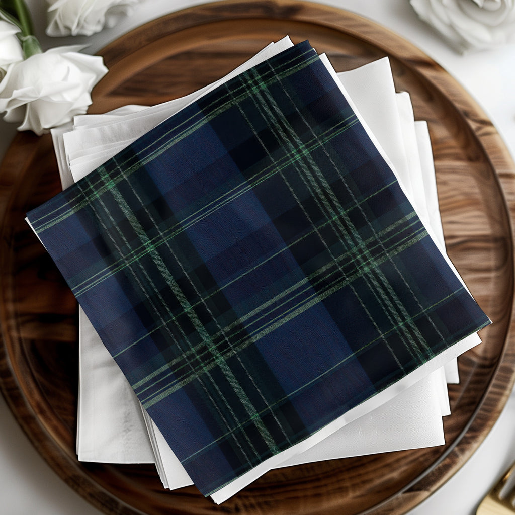 Dark Tartan Pattern Digital - Moore and Mountain