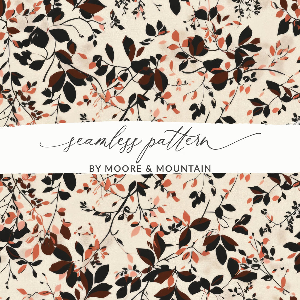 Elegant Floral Seamless Pattern by Moore & Mountain