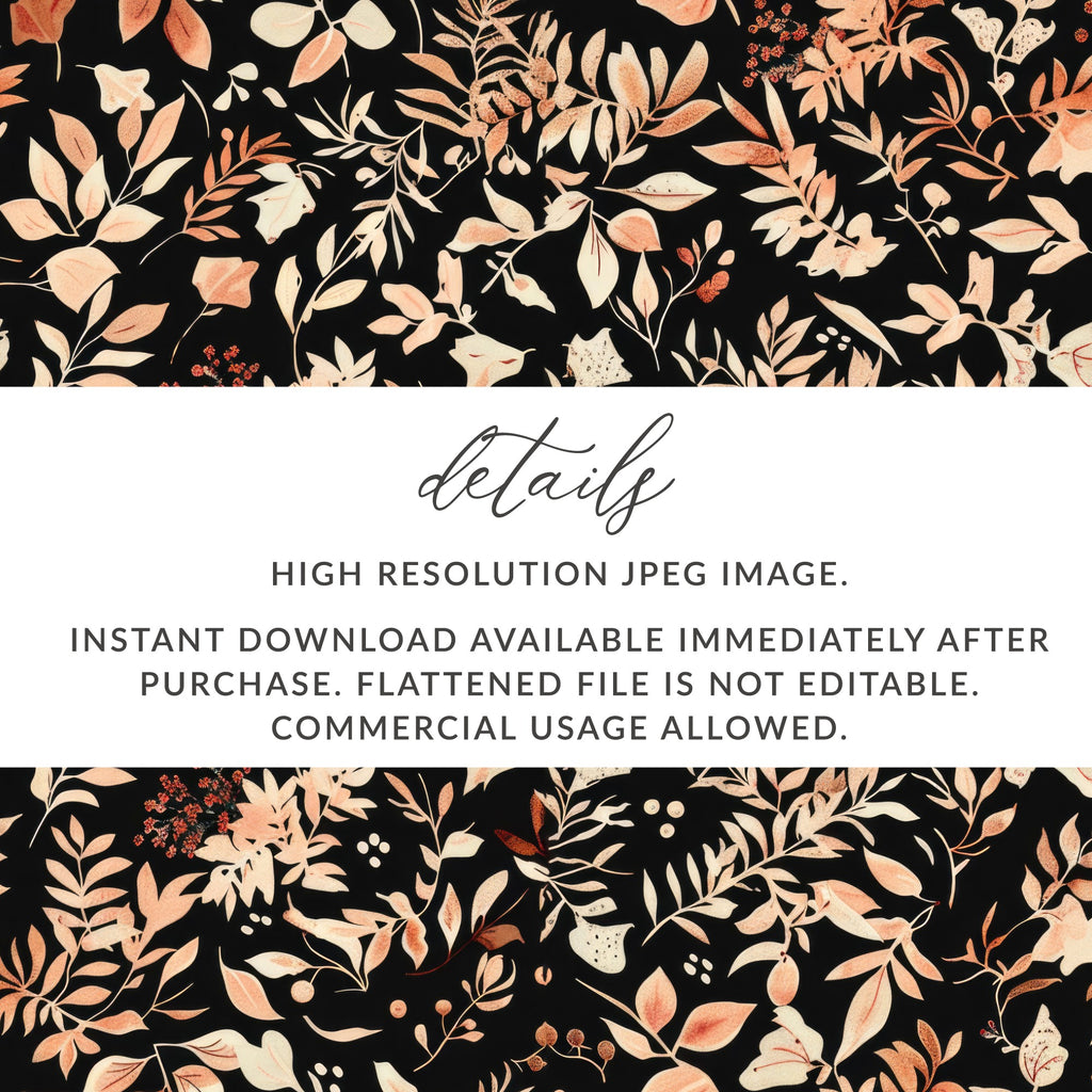 High Resolution Floral Pattern Instant Download
