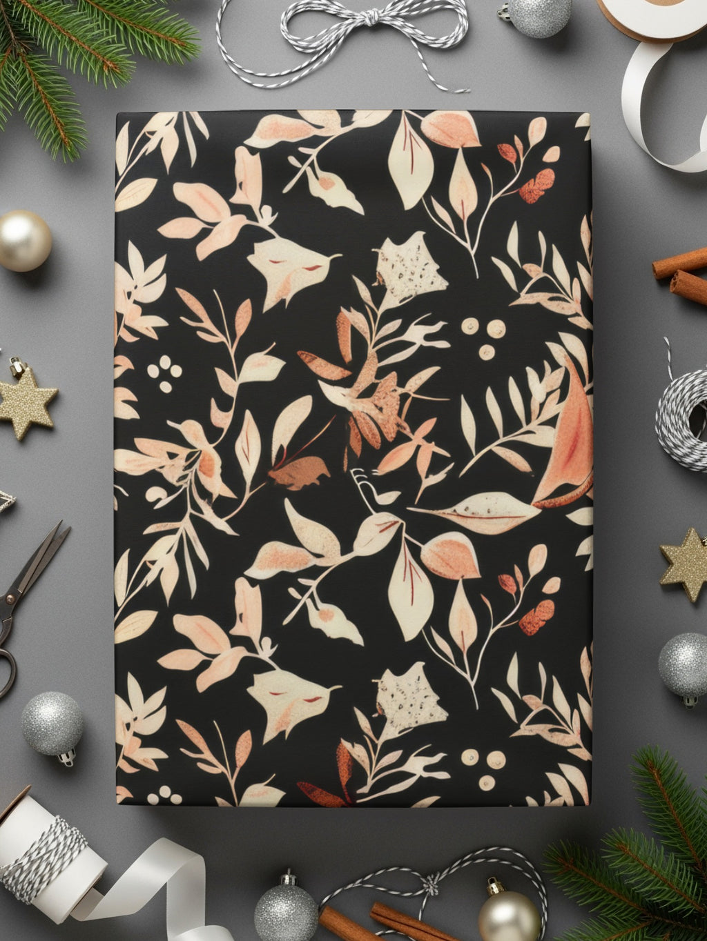 Elegant Botanical Themed Gift Wrapping Paper
