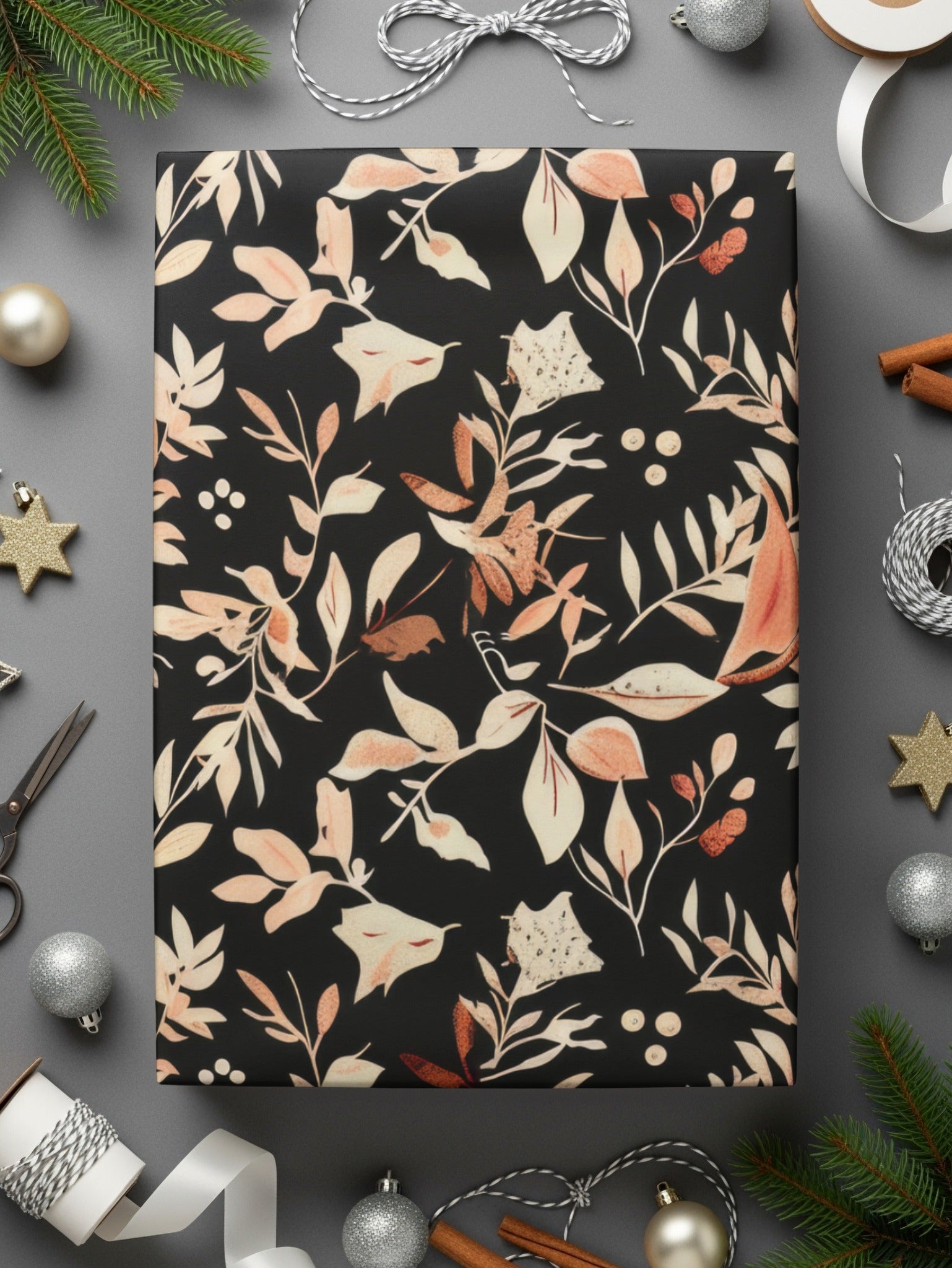 Elegant Botanical Themed Gift Wrapping Paper