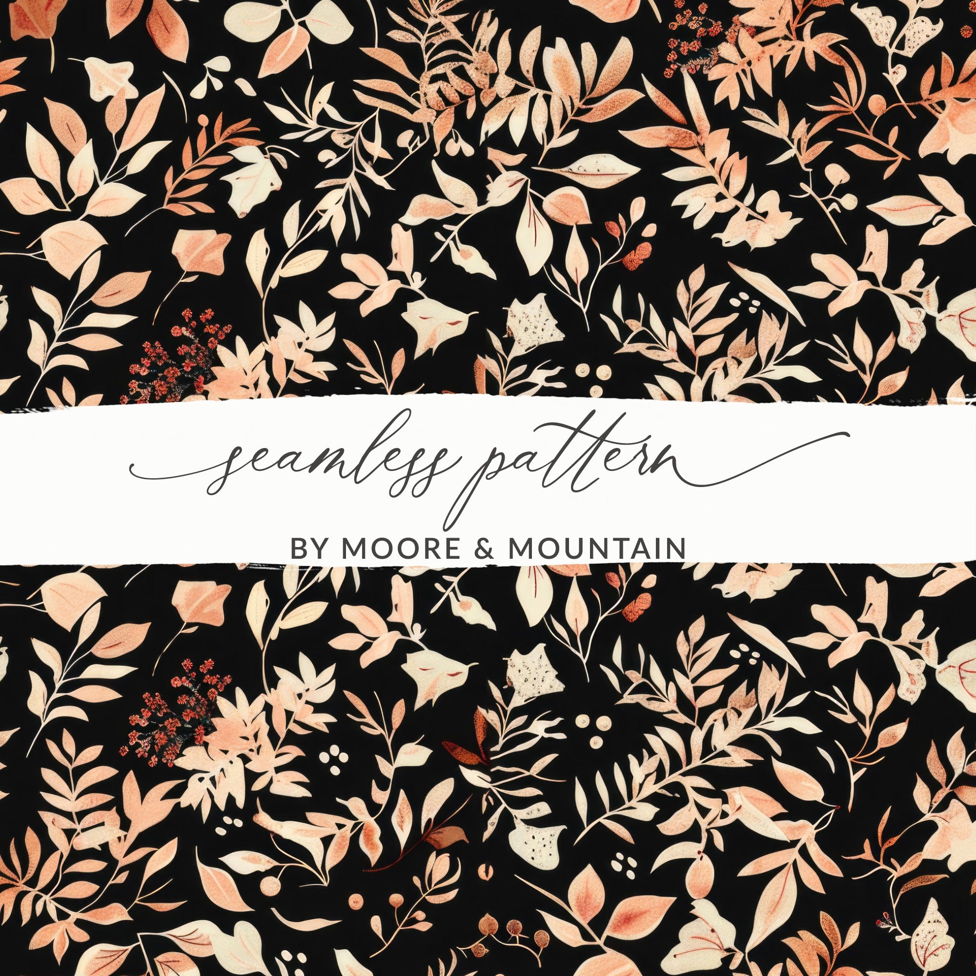 Seamless Floral Pattern by Moore & Mountain Design