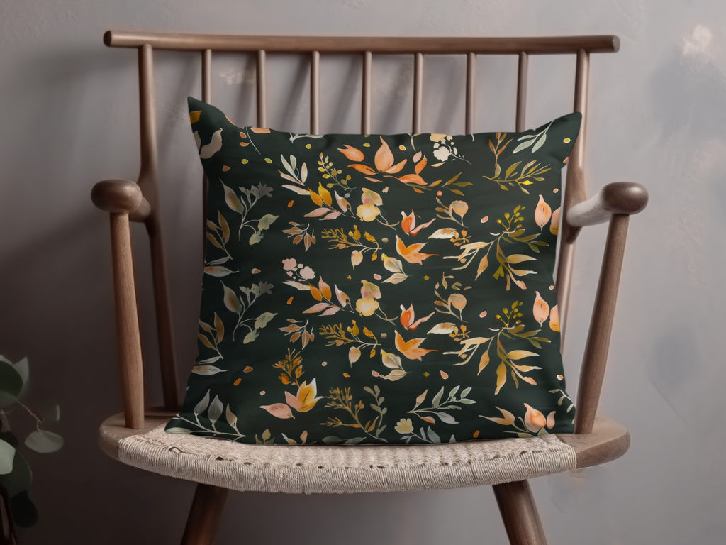 Autumn Floral Pattern Decorative Cushion Cover Pillow