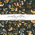 Colorful floral seamless pattern by Moore & Mountain