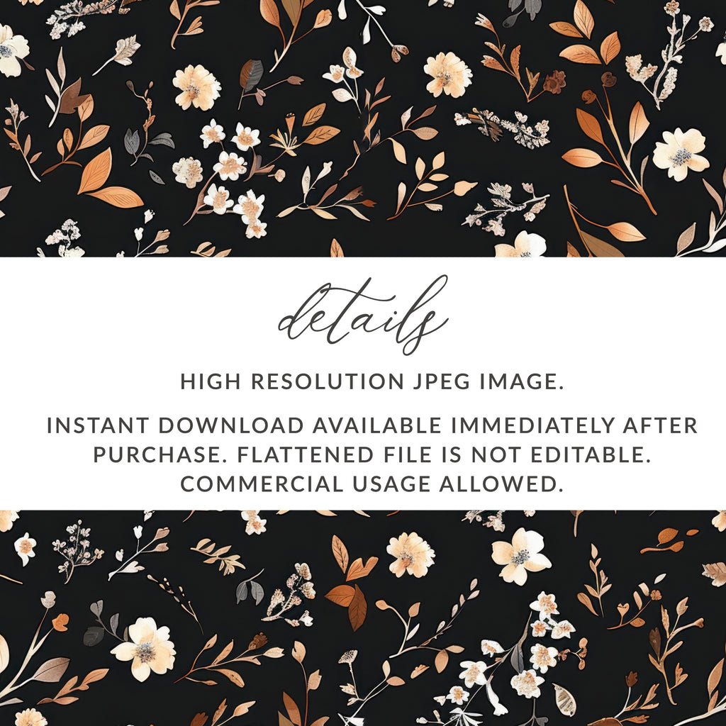 High Resolution Floral Pattern Instant Download Image
