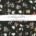 Elegant Autumn Floral Seamless Pattern for Any Crafting