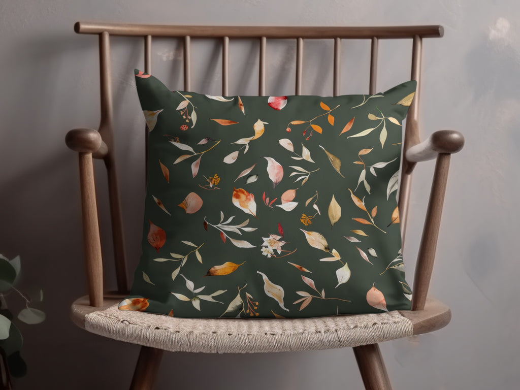 Autumn Leaves Pattern Decorative Pillow for Home Decor