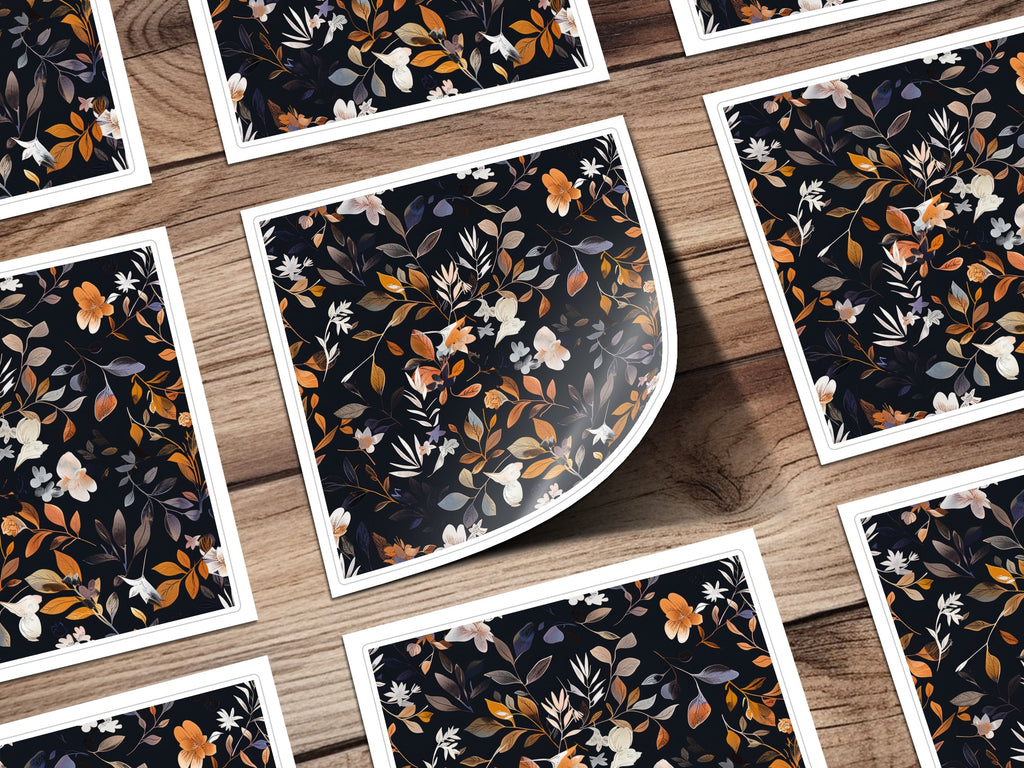 Elegant Floral Pattern Design for Art Print Product