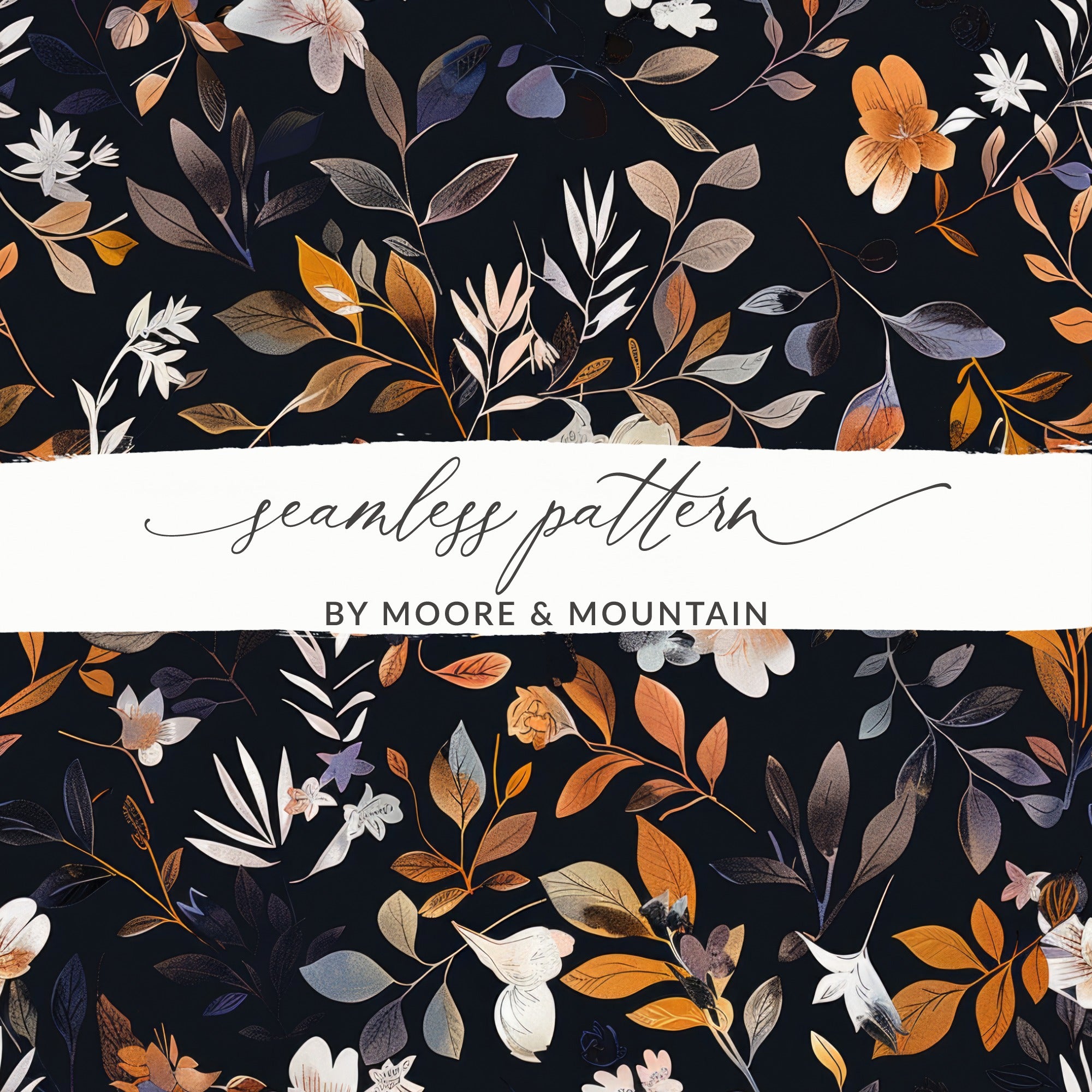 Seamless Floral Pattern by Moore and Mountain Design