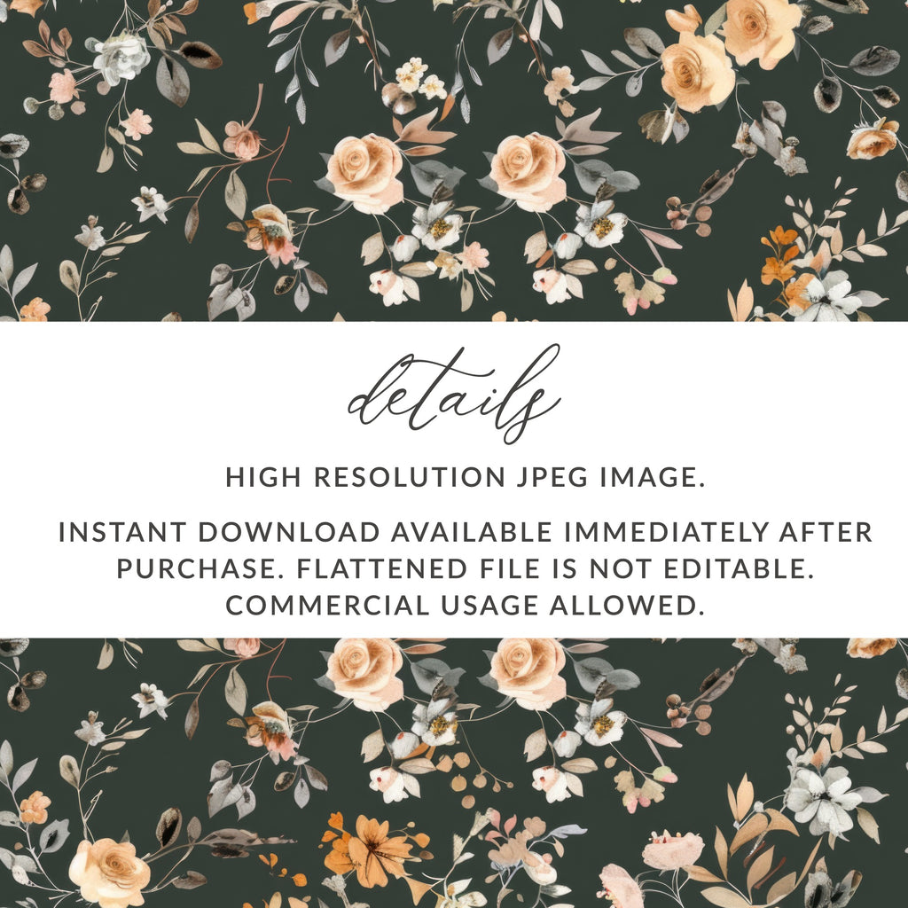 High Resolution Floral Pattern for Commercial Use