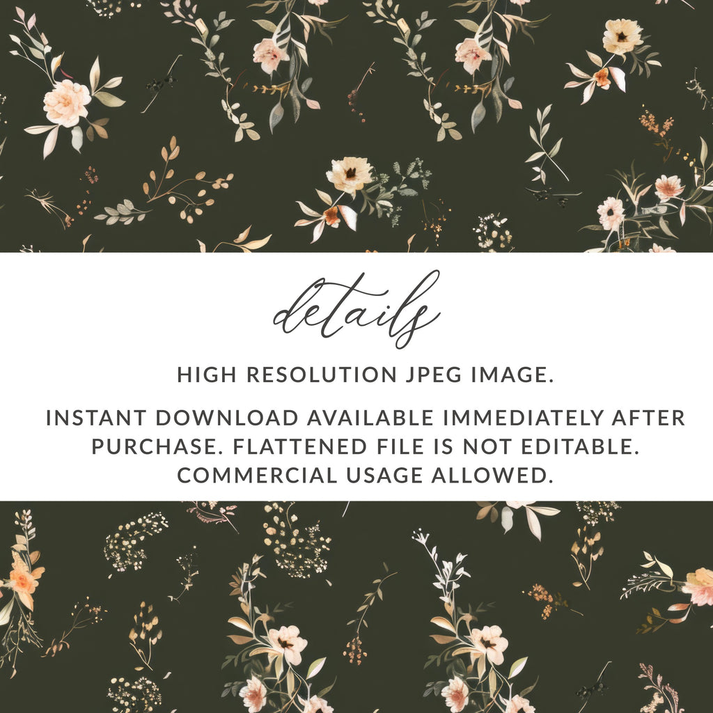 High Resolution Instant Download Floral Image JPEG