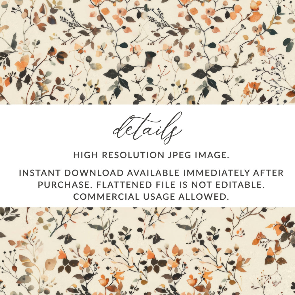 Autumn Floral High Resolution JPEG Image for Download