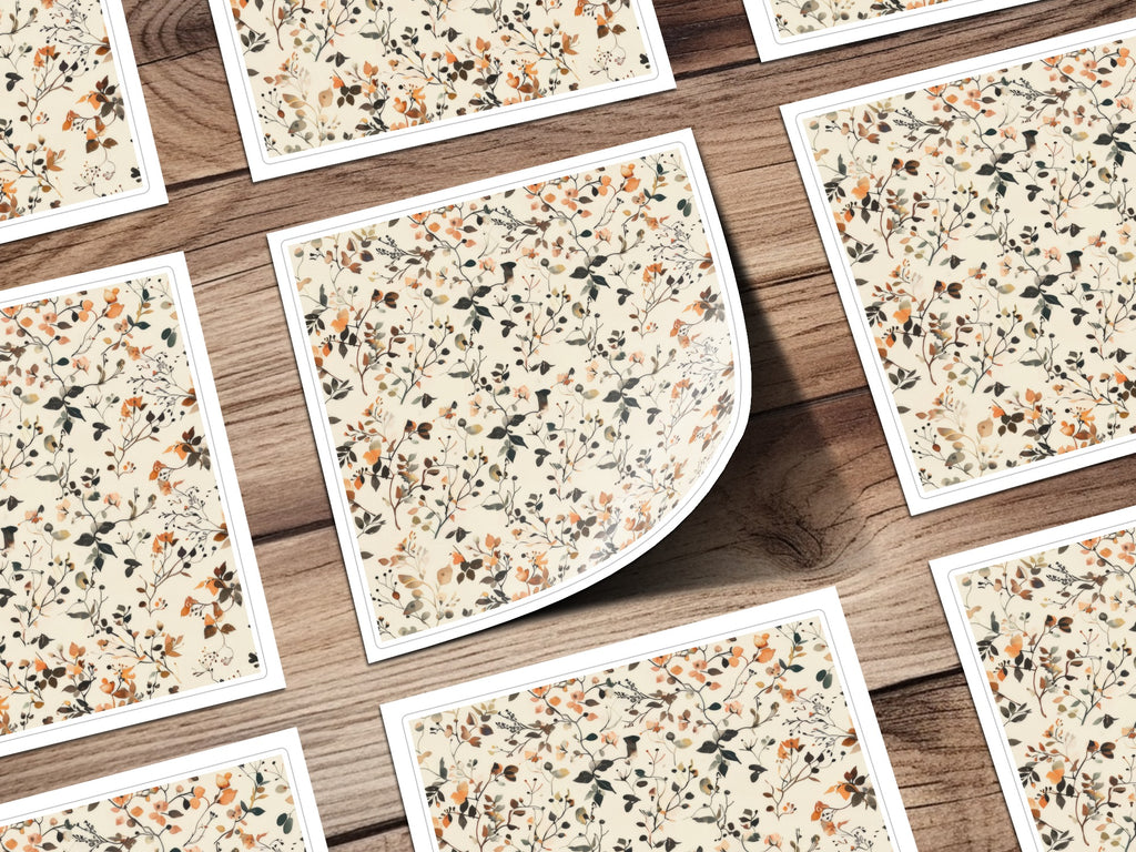 Floral Pattern Design Sheets for Crafting Projects