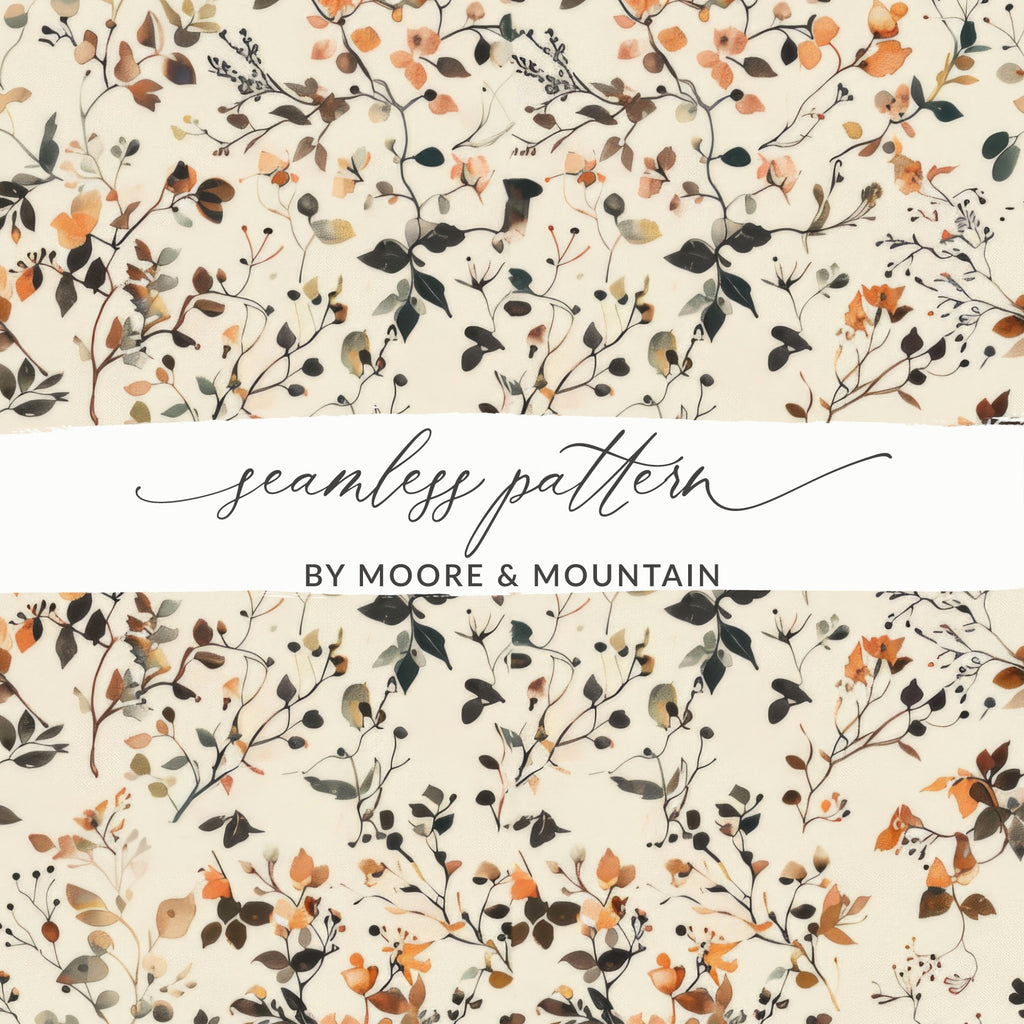 Seamless Pattern by Moore & Mountain Floral Design