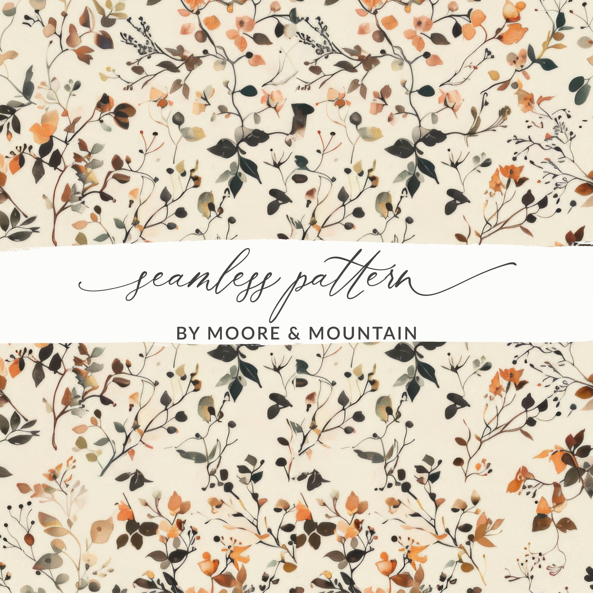 Seamless Pattern by Moore & Mountain Floral Design