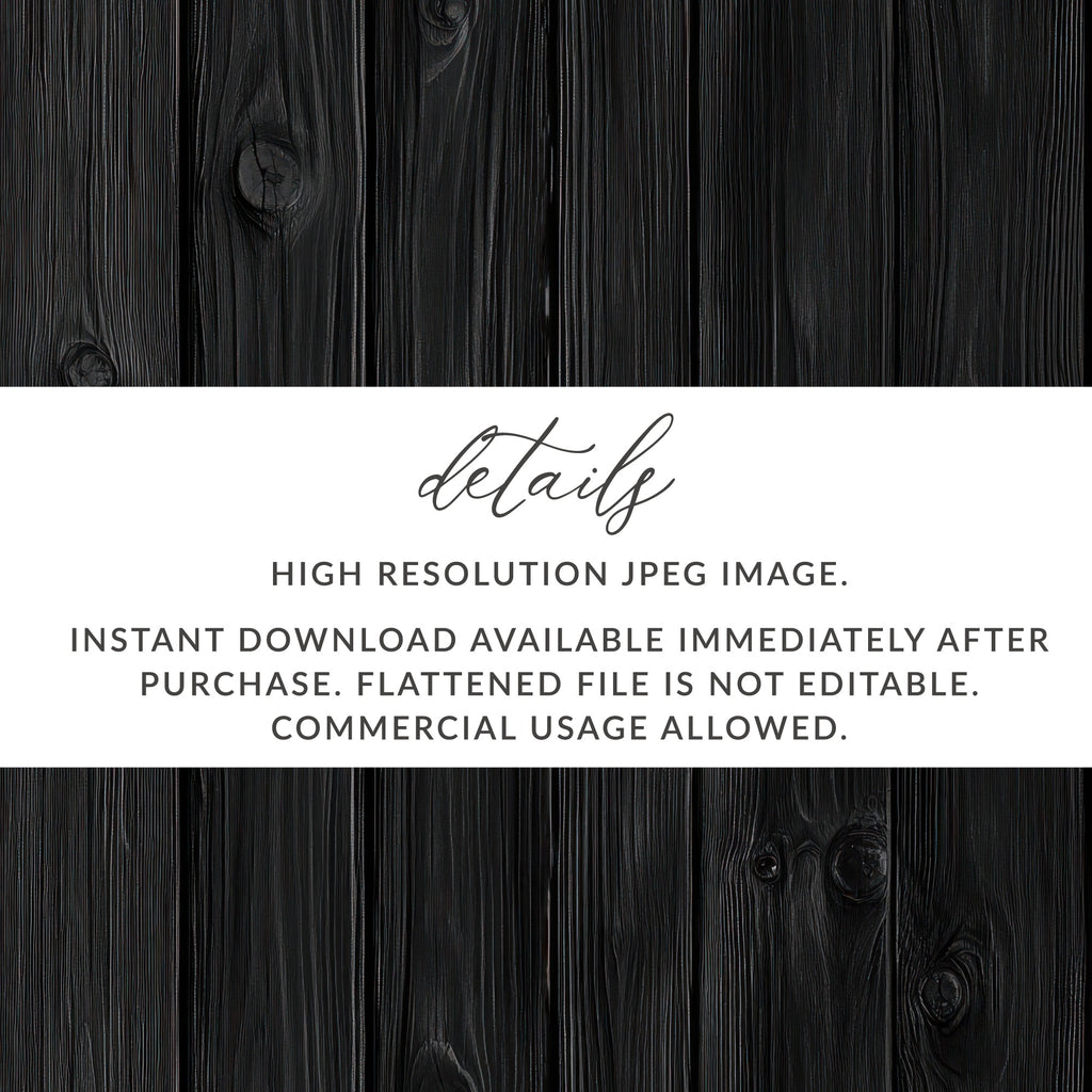 High Resolution Black Wood JPEG Instant Download Image