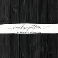 Black Wood Seamless Pattern by Moore & Mountain