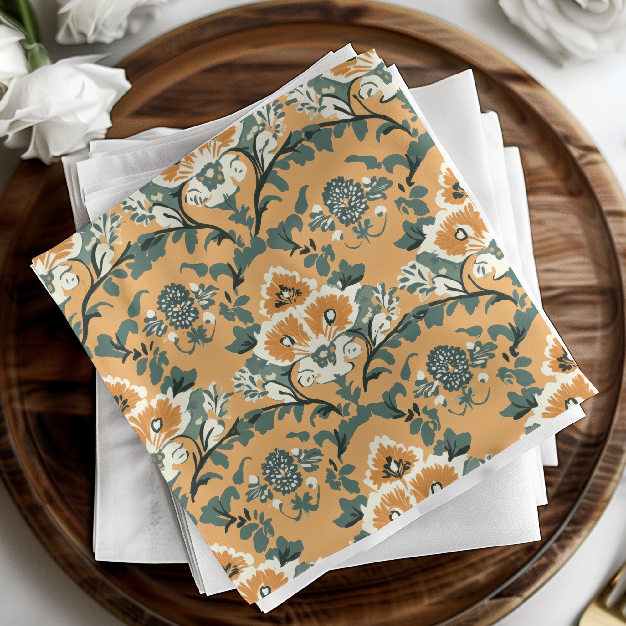 Decorative Floral Chintz Seamless Pattern for Interiors - Moore and Mountain