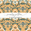 Decorative Floral Chintz Seamless Pattern for Interiors - Moore and Mountain