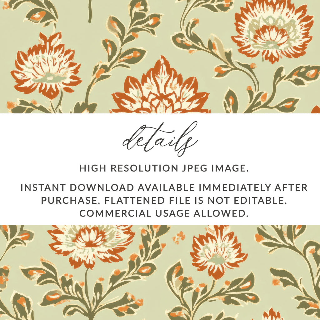 Delicate Floral Arrangement on Pastel Seamless Pattern Digital Chintz - Moore and Mountain