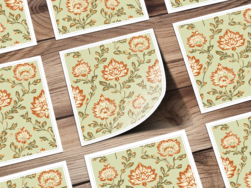 Delicate Floral Arrangement on Pastel Seamless Pattern Digital Chintz - Moore and Mountain