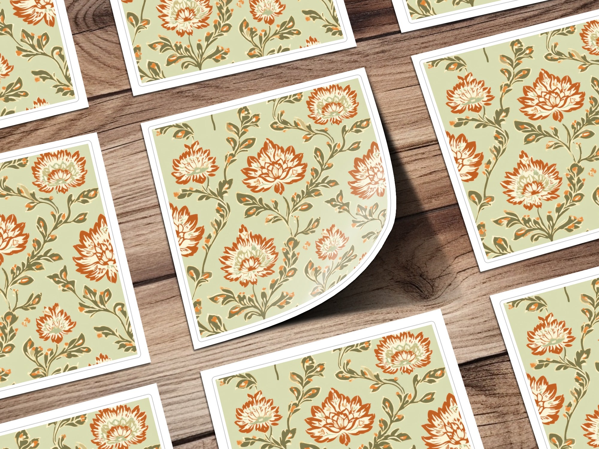 Delicate Floral Arrangement on Pastel Seamless Pattern Digital Chintz - Moore and Mountain