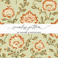 Delicate Floral Arrangement on Pastel Seamless Pattern Digital Chintz - Moore and Mountain