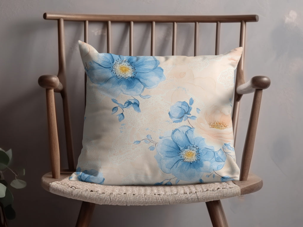 Delicate Floral Watercolor Seamless Grandmillennial Digital - Moore and Mountain