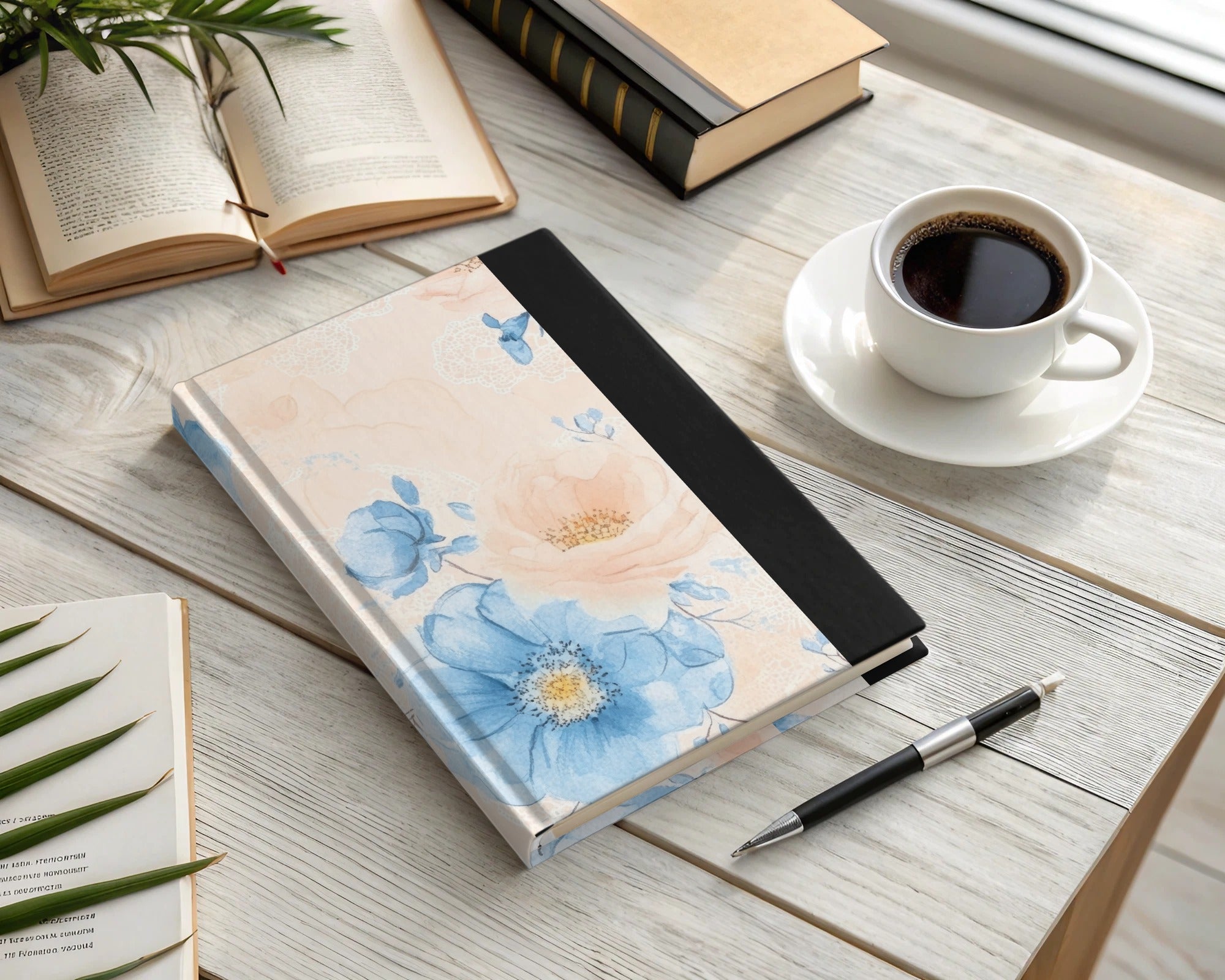 Delicate Floral Watercolor Seamless Grandmillennial Digital - Moore and Mountain