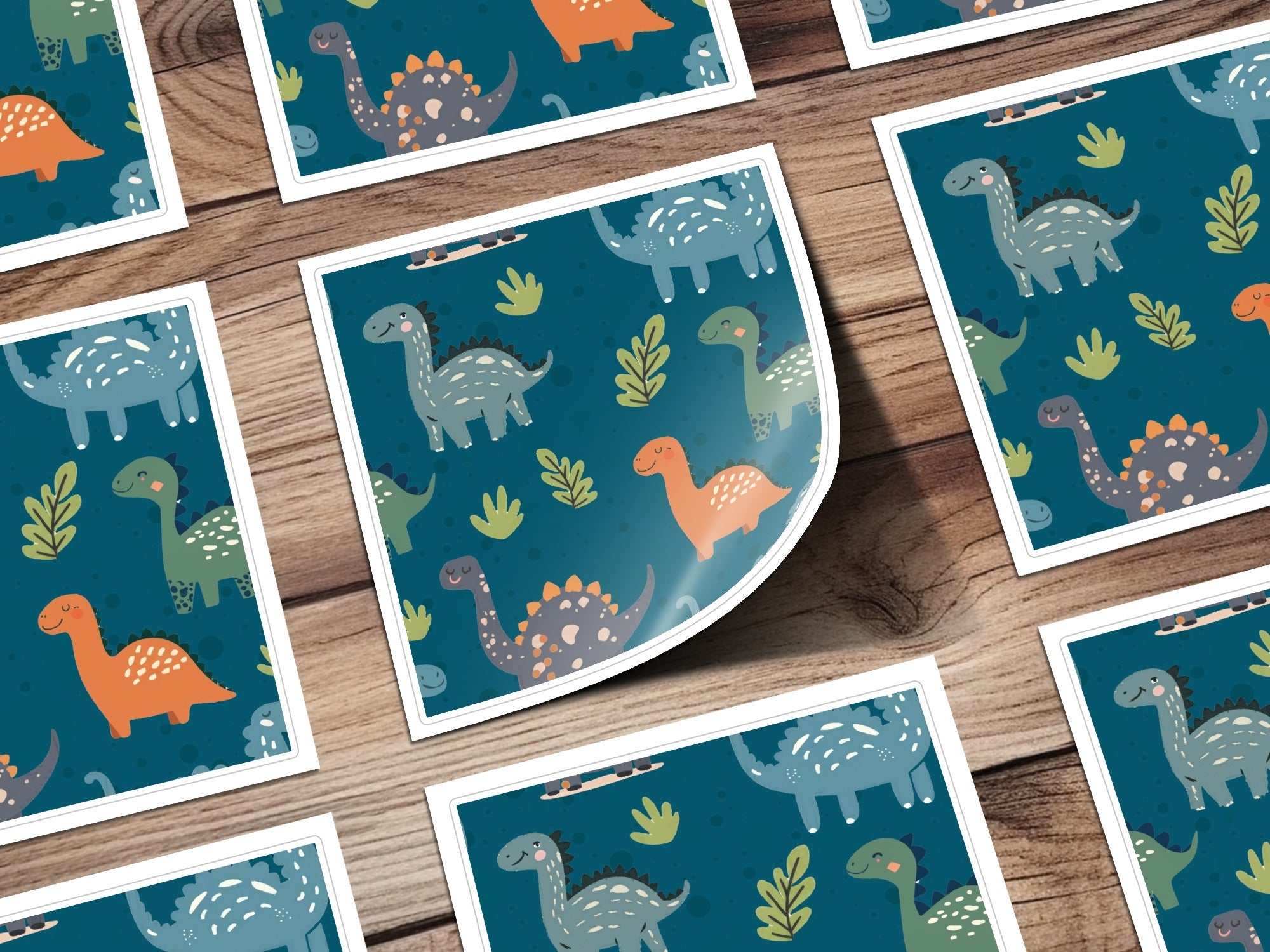 Dinosaur Seamless Pattern Digital Download, Cute Dino Background, Kids Fabric Design, Scrapbooking Paper, Nursery Decor Print - Moore and Mountain
