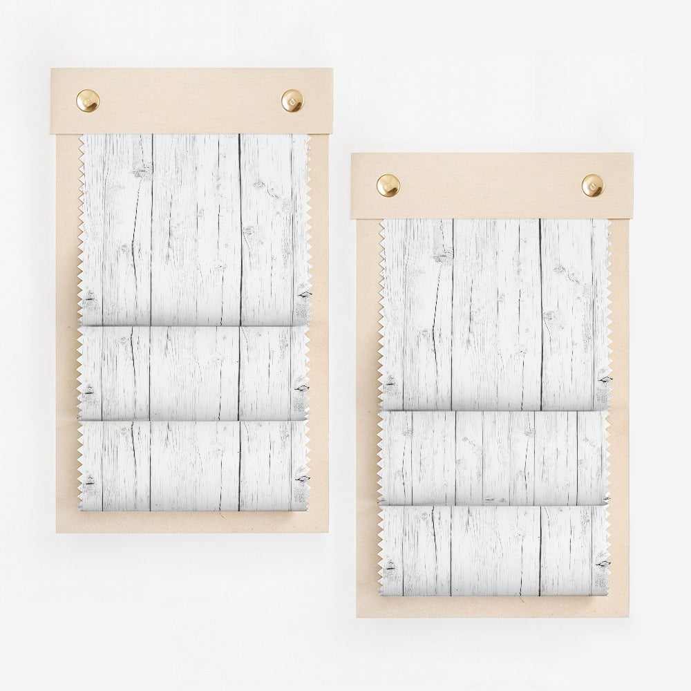 White Wooden Panel Design Window Blinds product