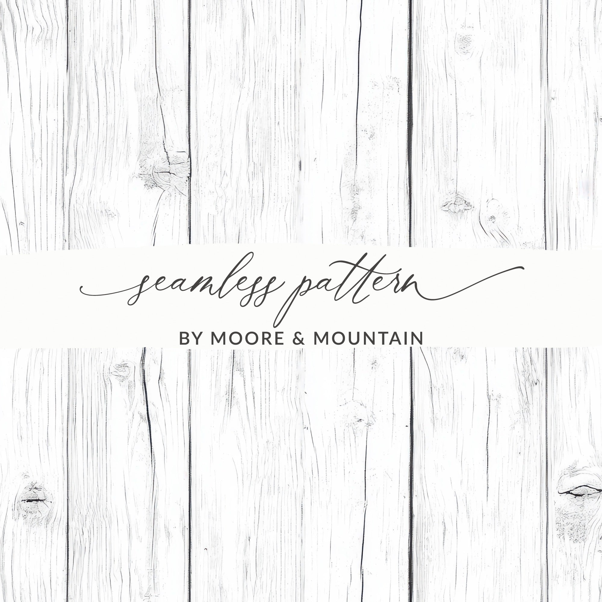 Seamless Pattern Wood Grain Design by Moore & Mountain