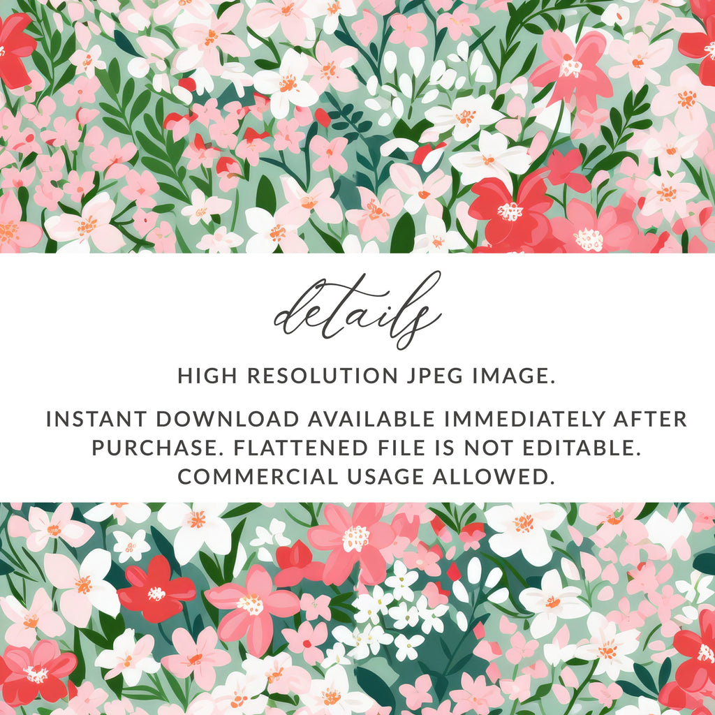 Beautiful Flower Pattern High Resolution JPEG Image