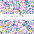 Vibrant Floral Seamless Pattern by Moore & Mountain