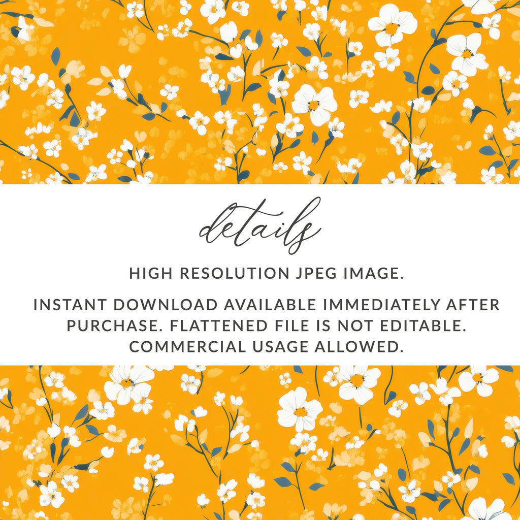 High Resolution Floral Pattern Instant Download Image