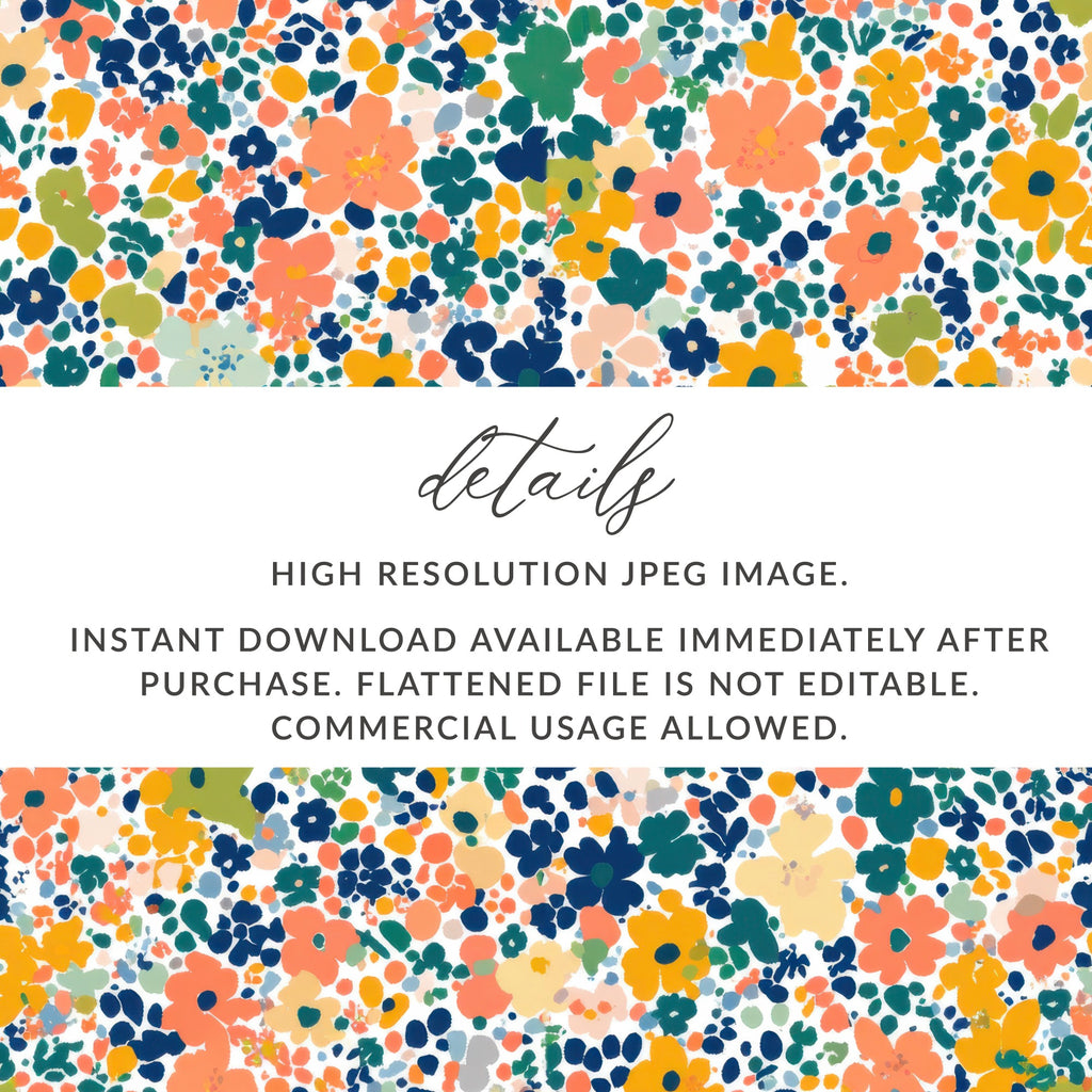 High Resolution Digital Floral Pattern Download Image