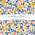 Vibrant Floral Seamless Pattern Design by Moore & Mountain