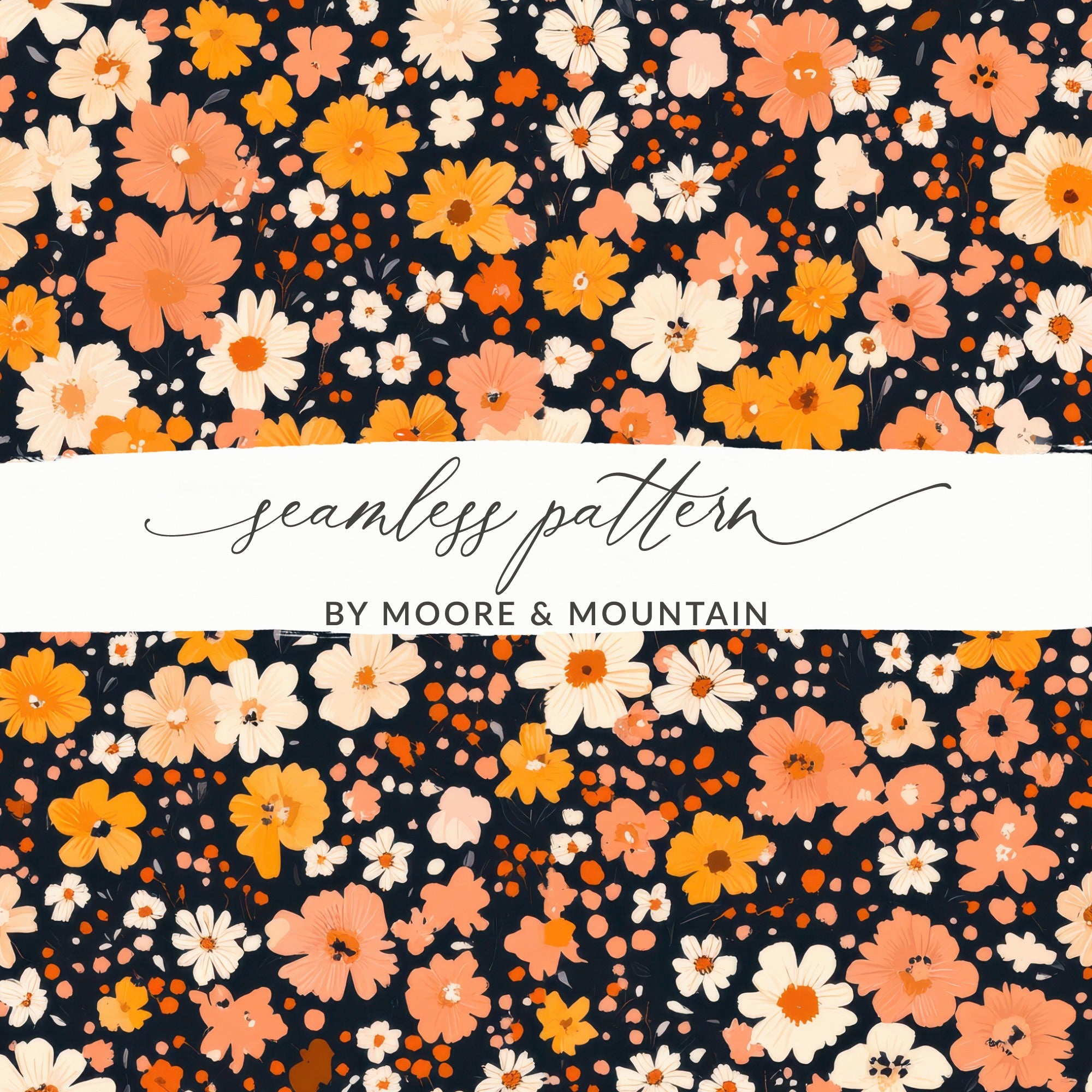 Seamless Floral Pattern by Moore & Mountain product