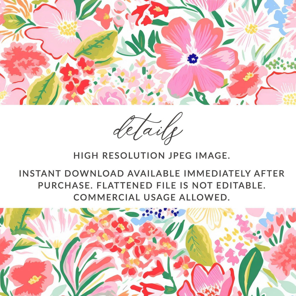 Ditsy Floral T-Shirt, Digital Art, Flower Pattern, Floral Clipart, Botanical Print, Fabric Design, Colorful Flower DesignFloral Seamless Pattern Digital Paper, Pink Flower Design, Spring Flower Backgrounds, Digital Print, Fabric Design, Digital Download - Moore and Mountain