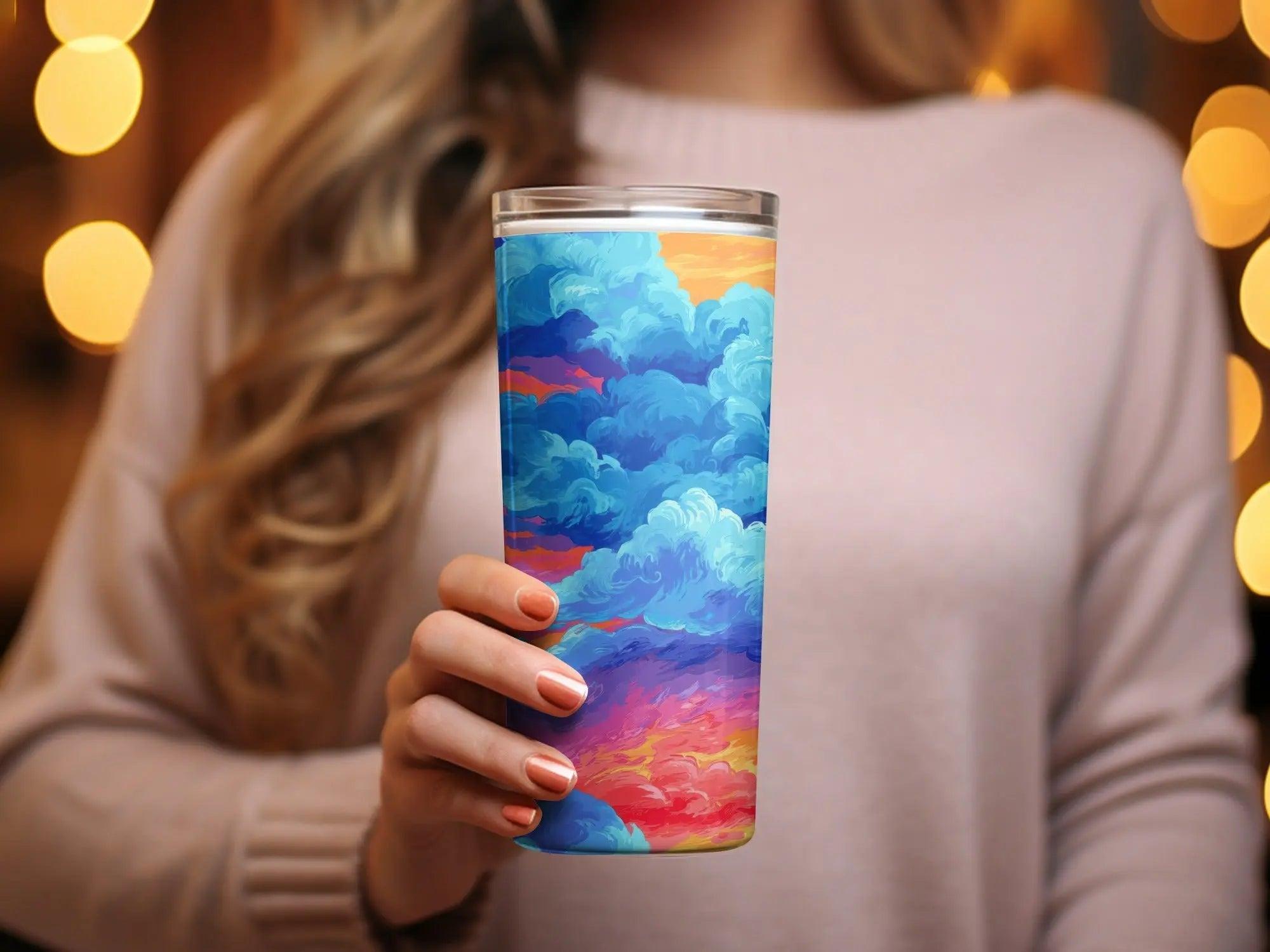 Dreamy Sky Digital Download, Abstract Clouds JPEG, Seamless Cloudscape Image, Fantasy Sky Texture, Colorful Sky Art Print, Clouds Digital - Moore and Mountain