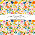 Easter Floral He is Risen Pattern Delicate Springtime Design Seamless Pattern - Moore and Mountain