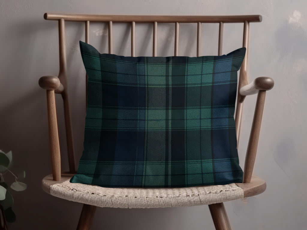 Elegant Black and Green Tartan Seamless Pattern Design Digital - Moore and Mountain