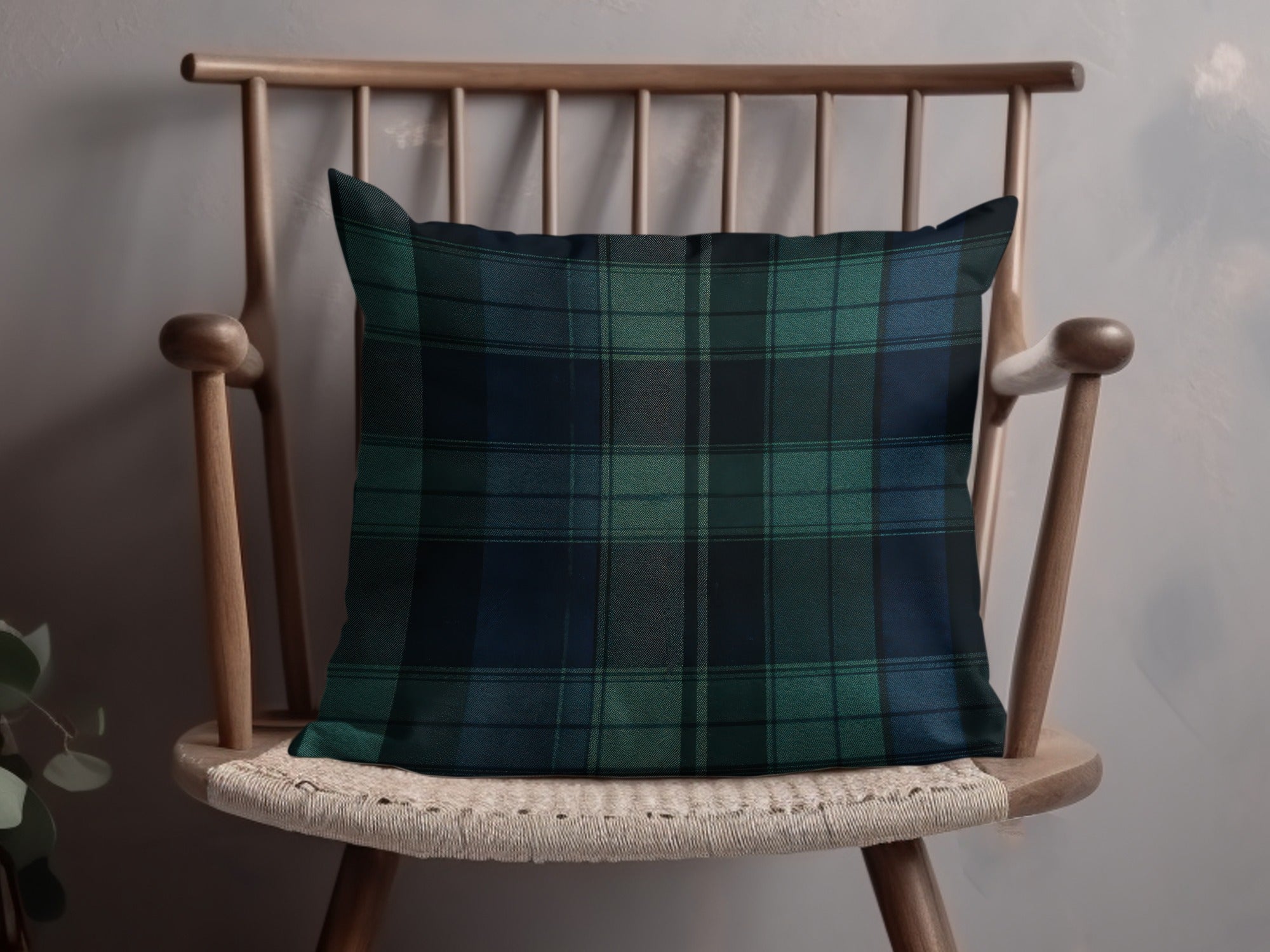 Elegant Black and Green Tartan Seamless Pattern Design Digital - Moore and Mountain