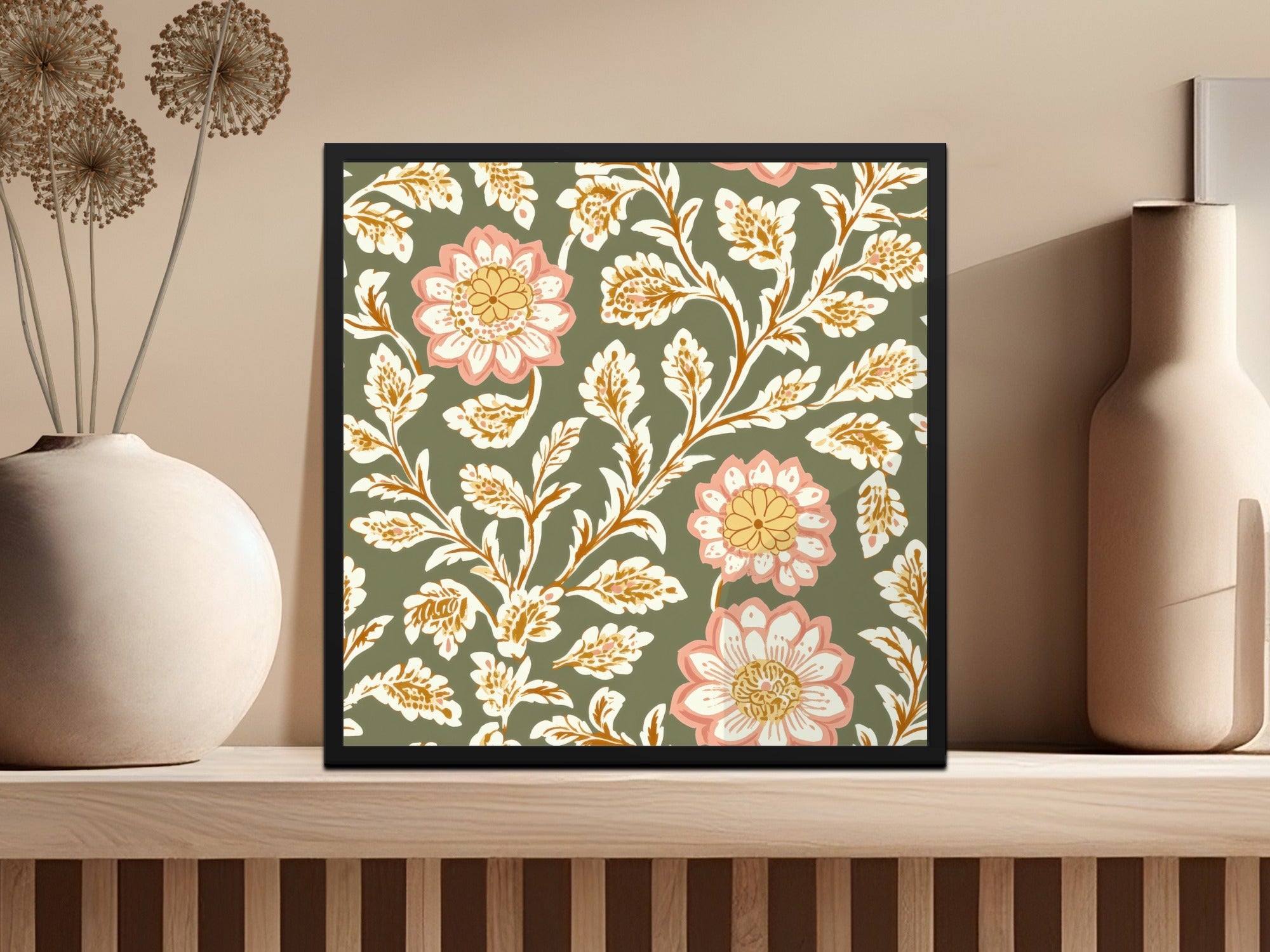 Elegant Chintz Floral Seamless Pattern Design for Interiors - Moore and Mountain