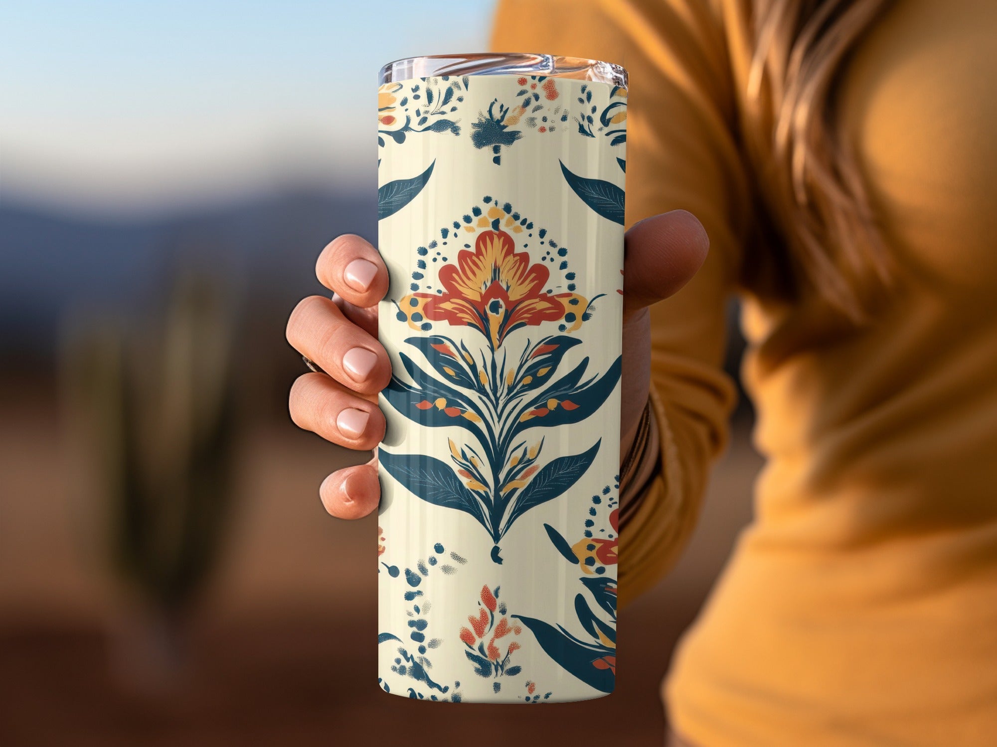 Elegant Floral Arrangement for a Seamless Indian Pattern - Moore and Mountain