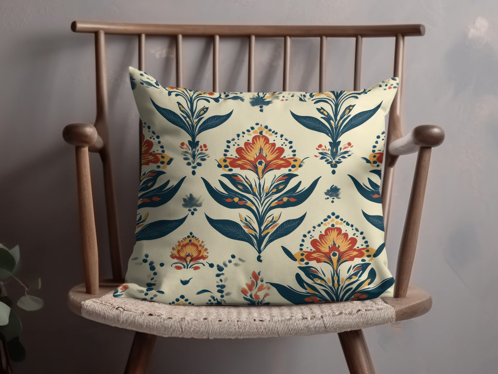 Elegant Floral Arrangement for a Seamless Indian Pattern - Moore and Mountain