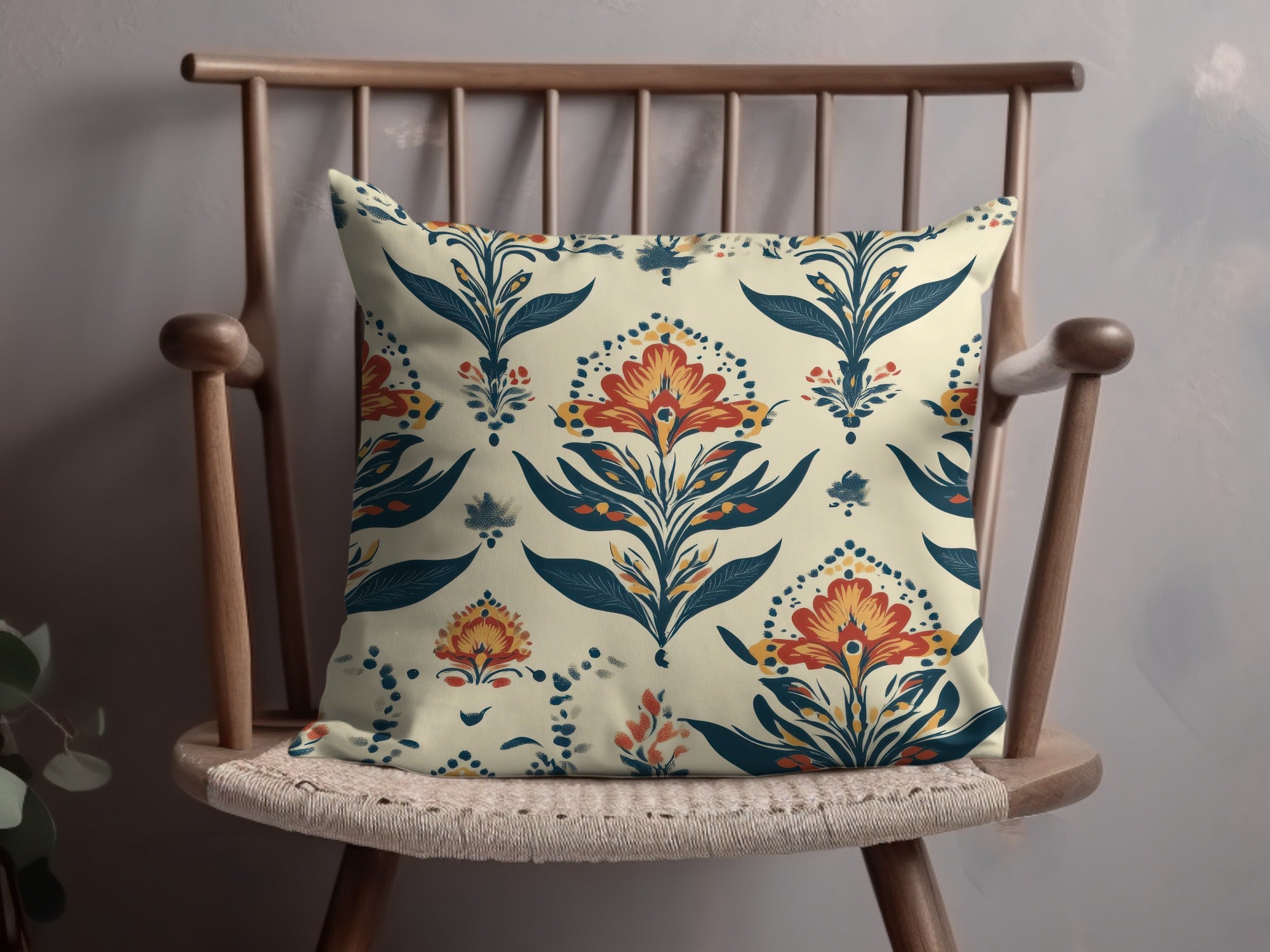 Elegant Floral Arrangement for a Seamless Indian Pattern - Moore and Mountain
