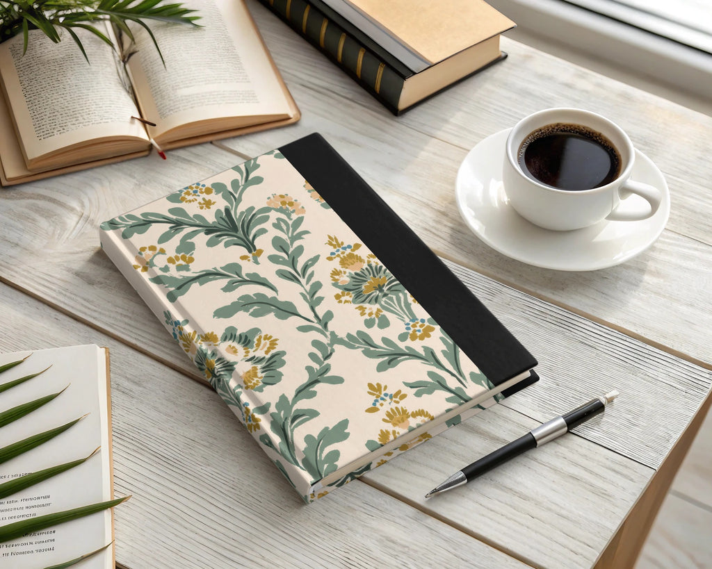Elegant Floral Seamless Pattern with Greenery and Blooms Digital - Moore and Mountain